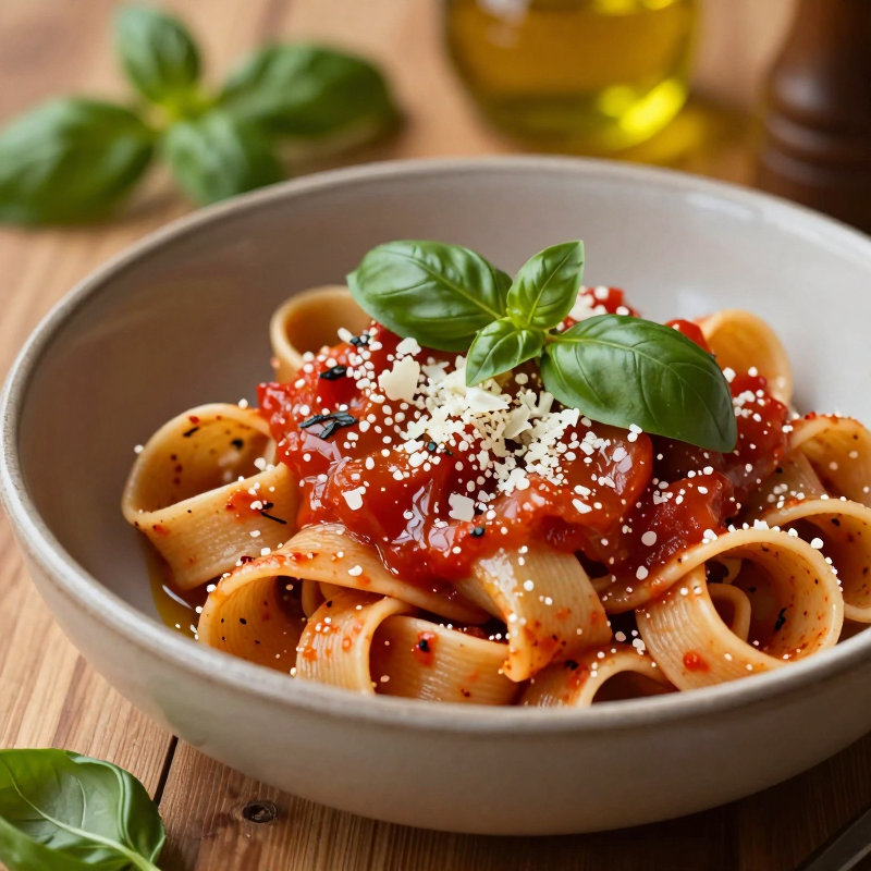 Casarecci con pesto